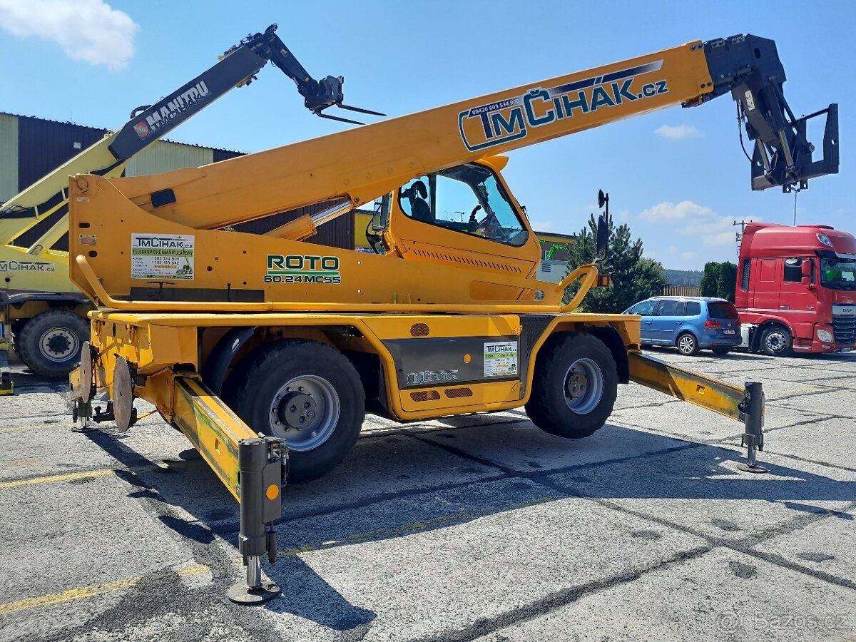 otočný teleskopický manipulátor Merlo Roto 60.24MCSS 6tun/24 - 2