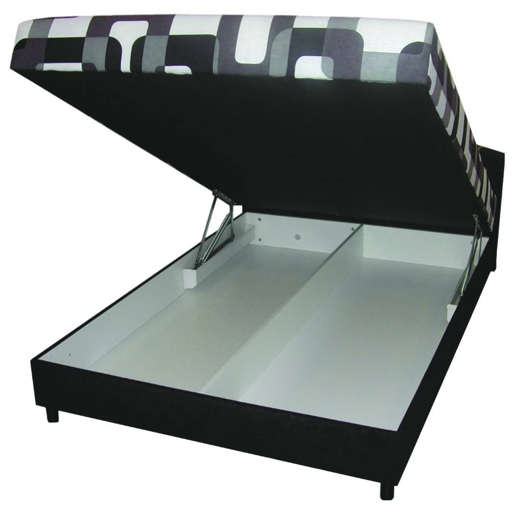 Postel IBIZA černá/bílá, 140×200 cm - 2