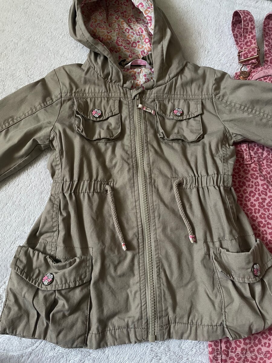 Set jaro, podzim. Bunda, kalhoty lacláče 92/98 - 2