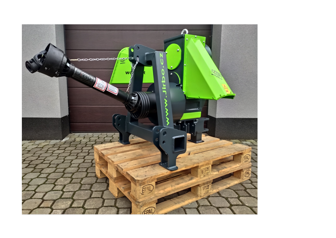 špalíkovač štěpkovač za traktor s pytlovačem do 12cm - 2