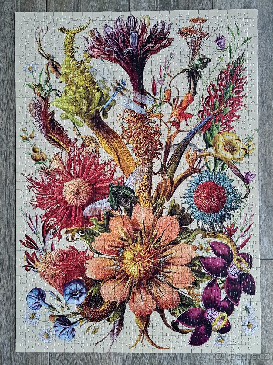 Puzzle 1000 Interdruk/Květiny - 2
