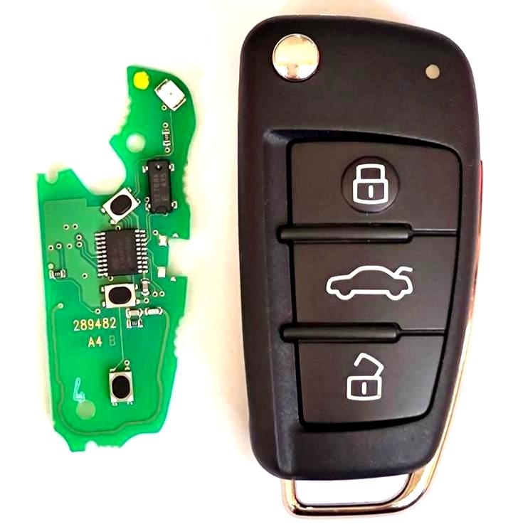 Klíč Audi A4 / S4 / 8E0837220 / 8E0837220K. - 2