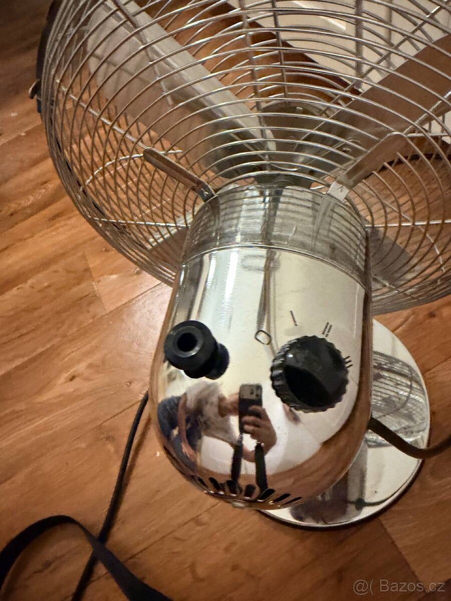 Stolní kovový ventilátor SENCOR (chrom) - 2