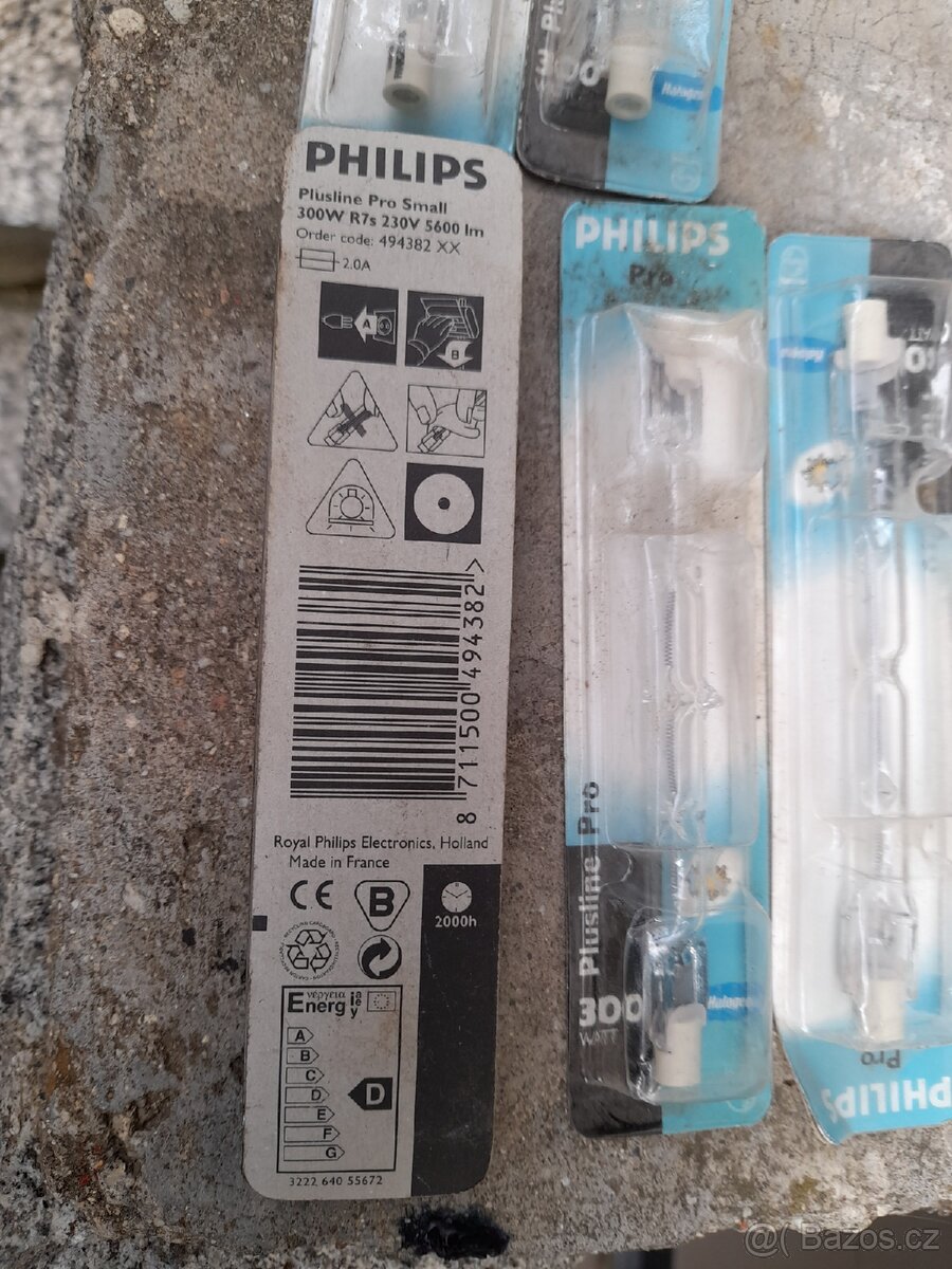Zarovka do halogenu R7s philips plusline pro small 300W - 2