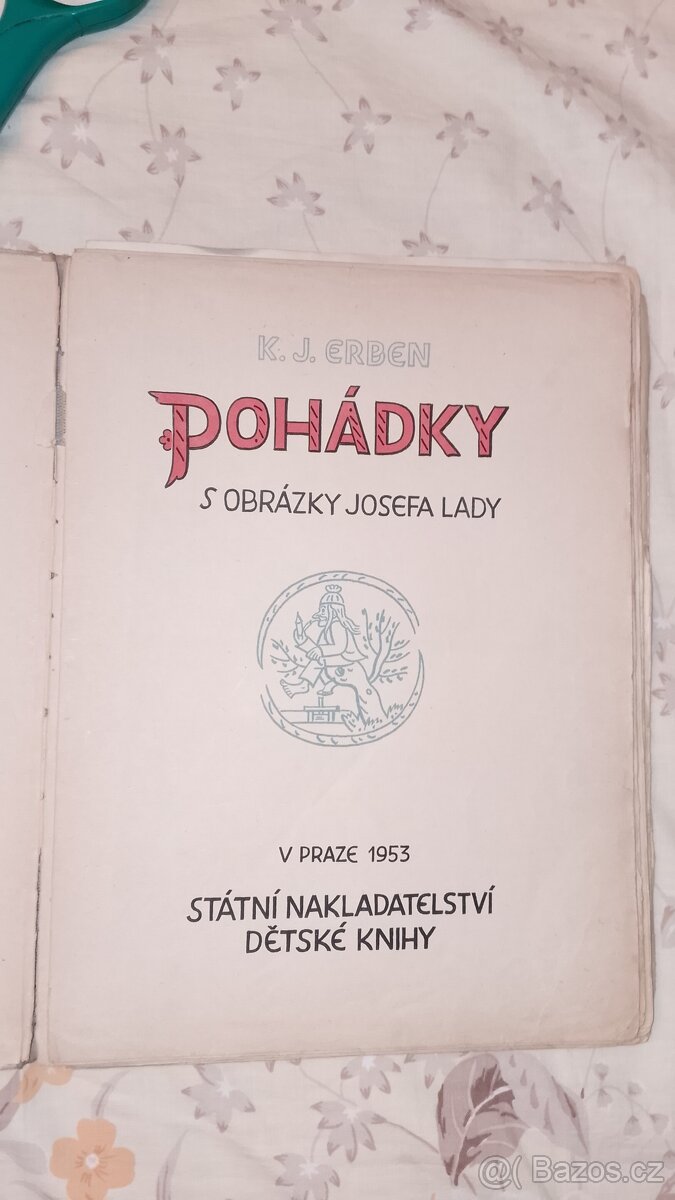 J.K.Erben pohádky rok1953 200kč - 2