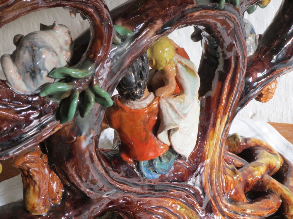 Keramický svícen / alpská keramika zn. LIEZEN - 2