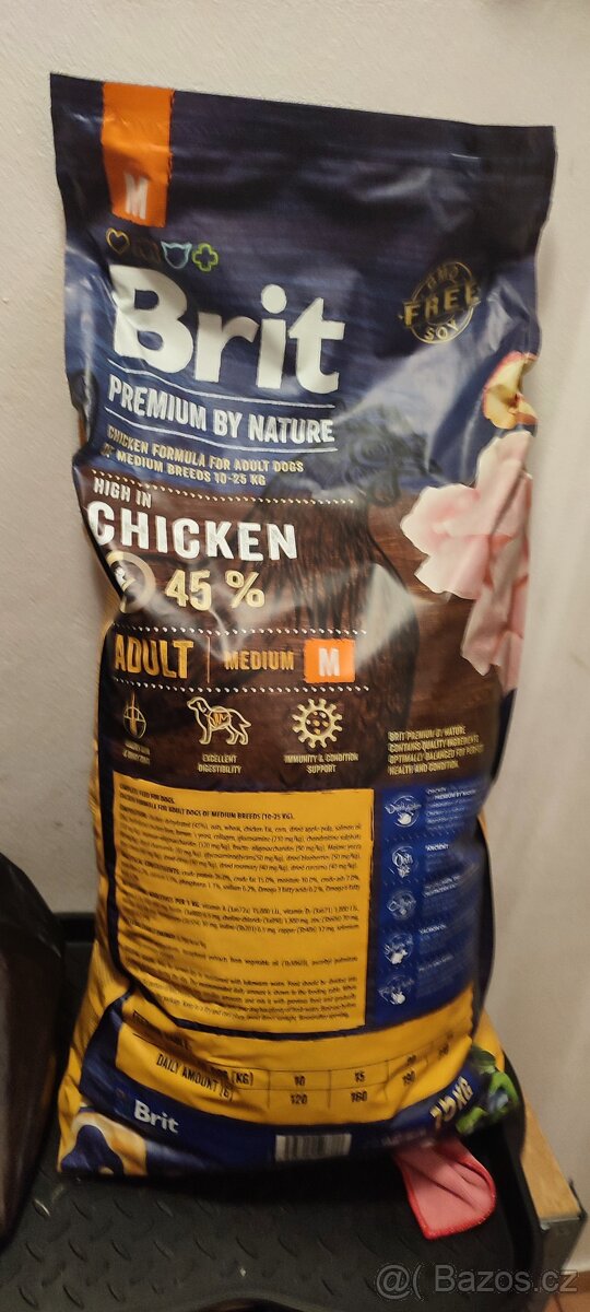 Granule Brit - Prémium by nature adult 15kg. - 2