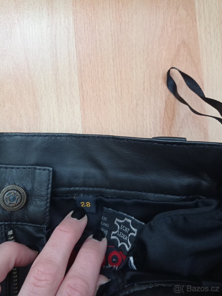 Dámské kožené kalhoty - 2