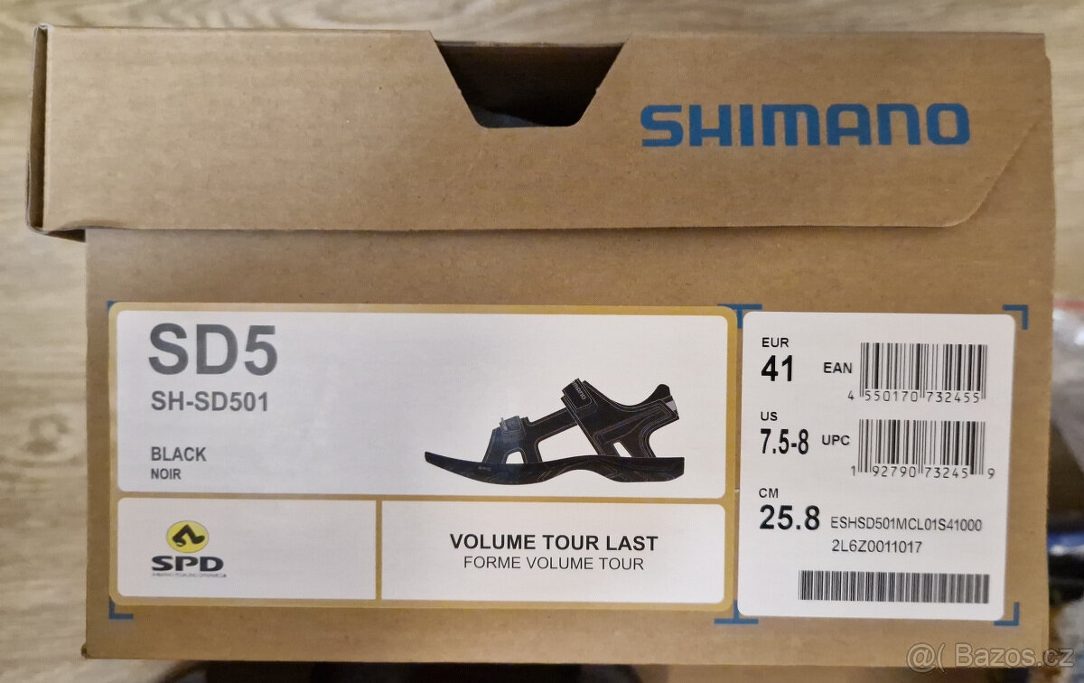 Cyklisticke tretry sandaly Shimano SD5 SH-SD501 velikost 41 - 2