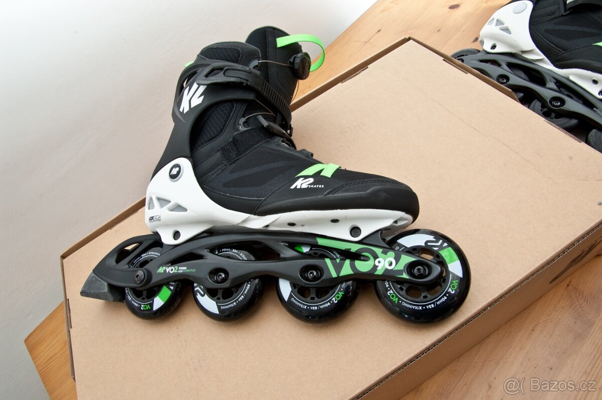 Kolečkové brusle -inline- vel.46EU K2 VO2 90 BOA M - 2