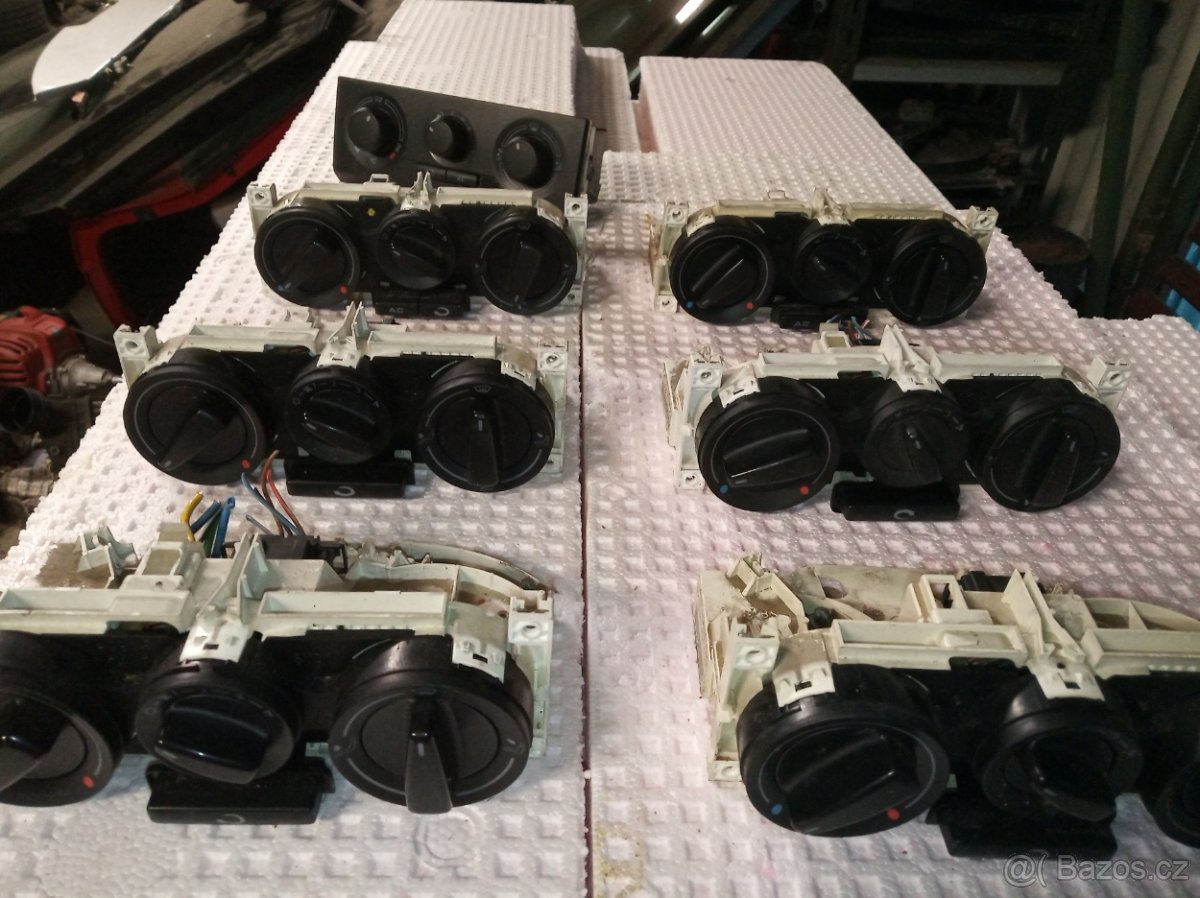 Panely ovládání topení - Fabia, Octavia I, II - 2