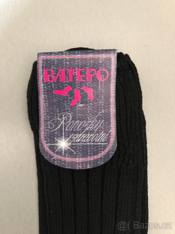 TEPLÉ, ZDRAVOTNÍ, BAVLNĚNÉ PONOŽKY. - 2