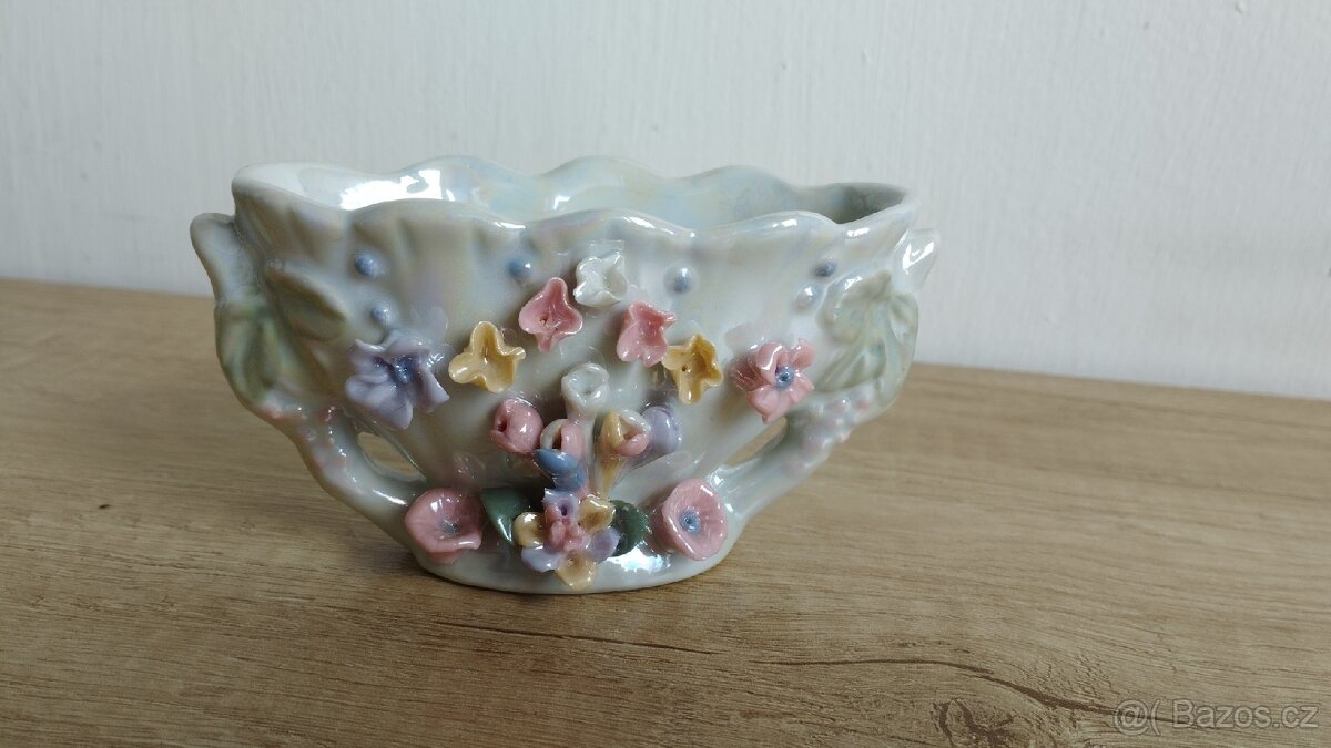 Porcelánová žardiniéra - 2