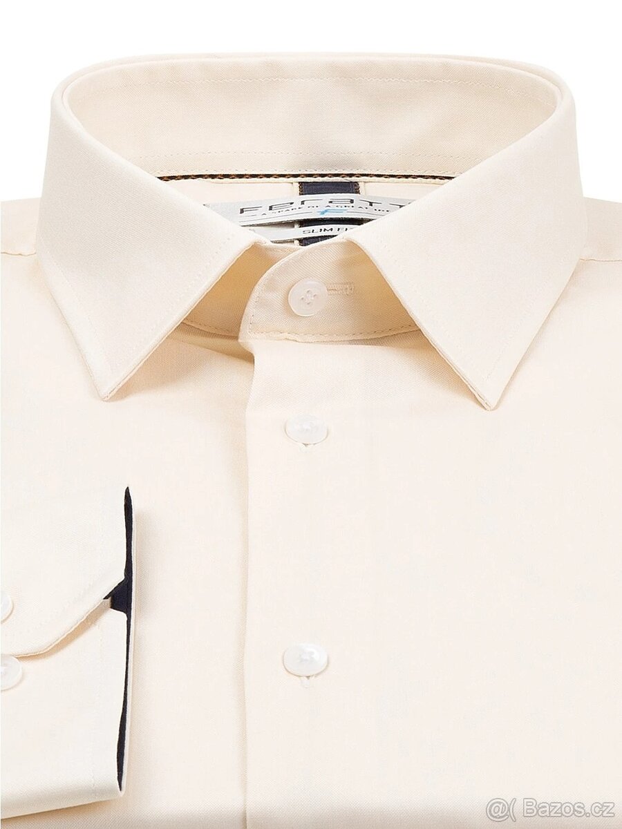 Nová pánská bílá/Ivory košile Feratt - 2