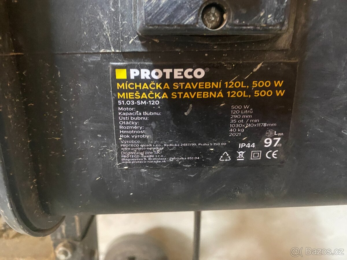 Stavební míchačka 120L - 2