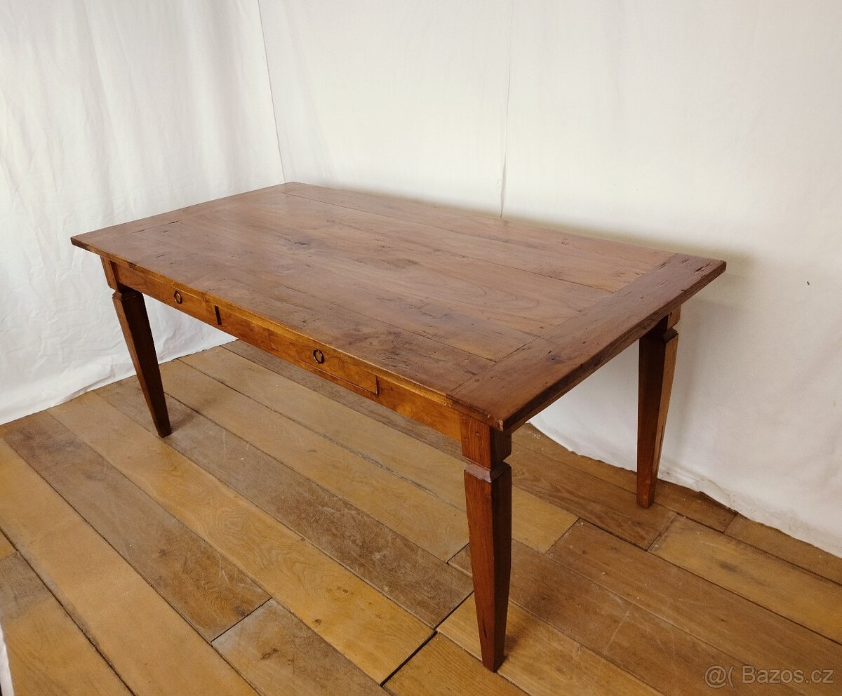 Rustikální jídelní stůl - masiv TEAK - 2