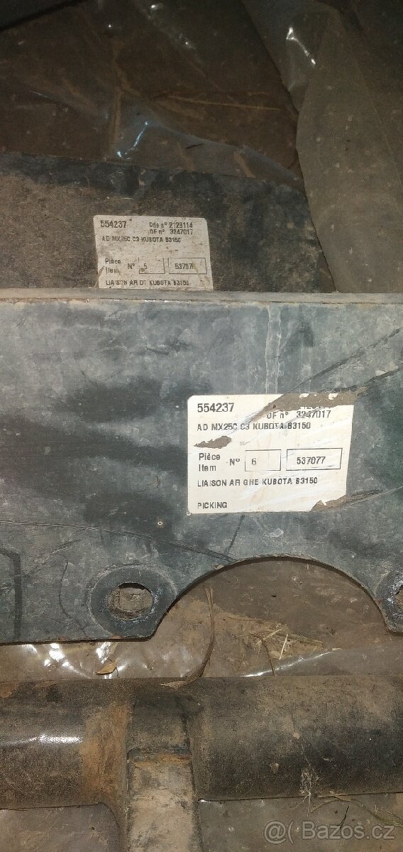 Podvázání čelního nakladače MX C3 pro Kubotu - 2