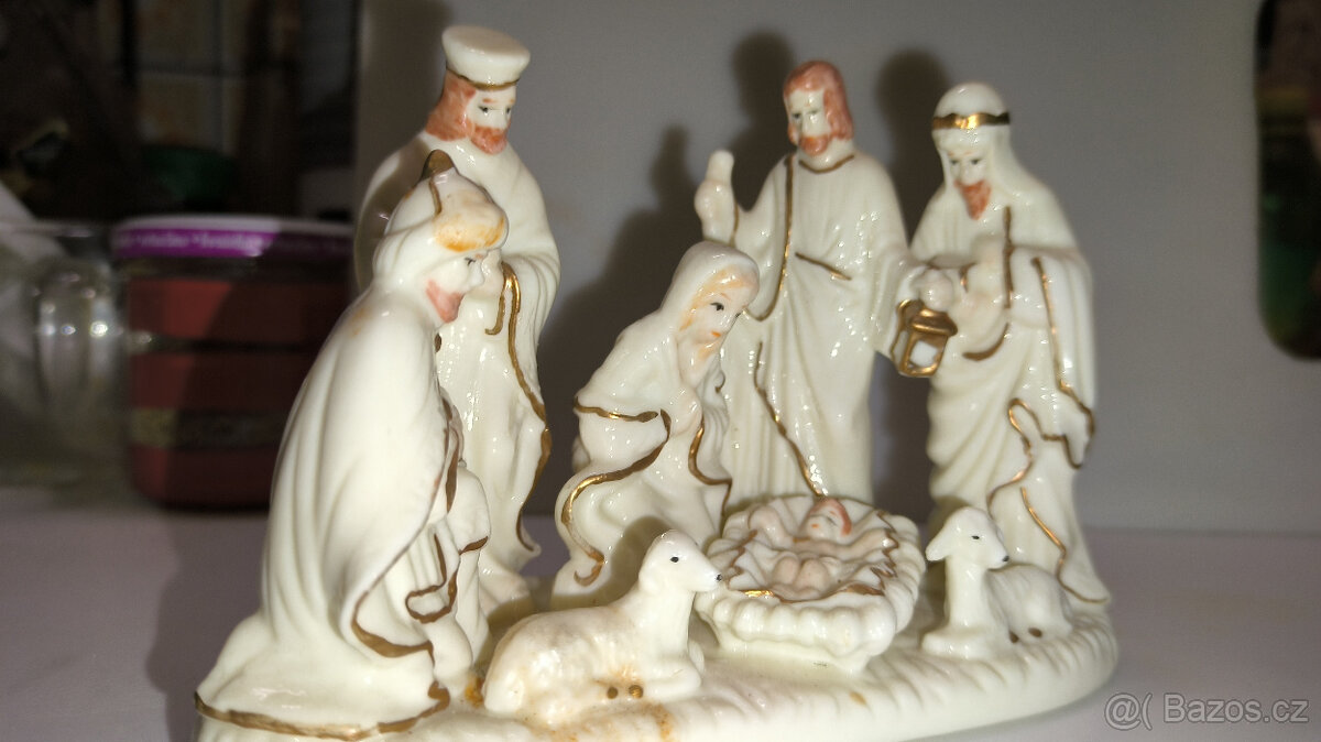 Soška - Betlém - porcelánová - 2
