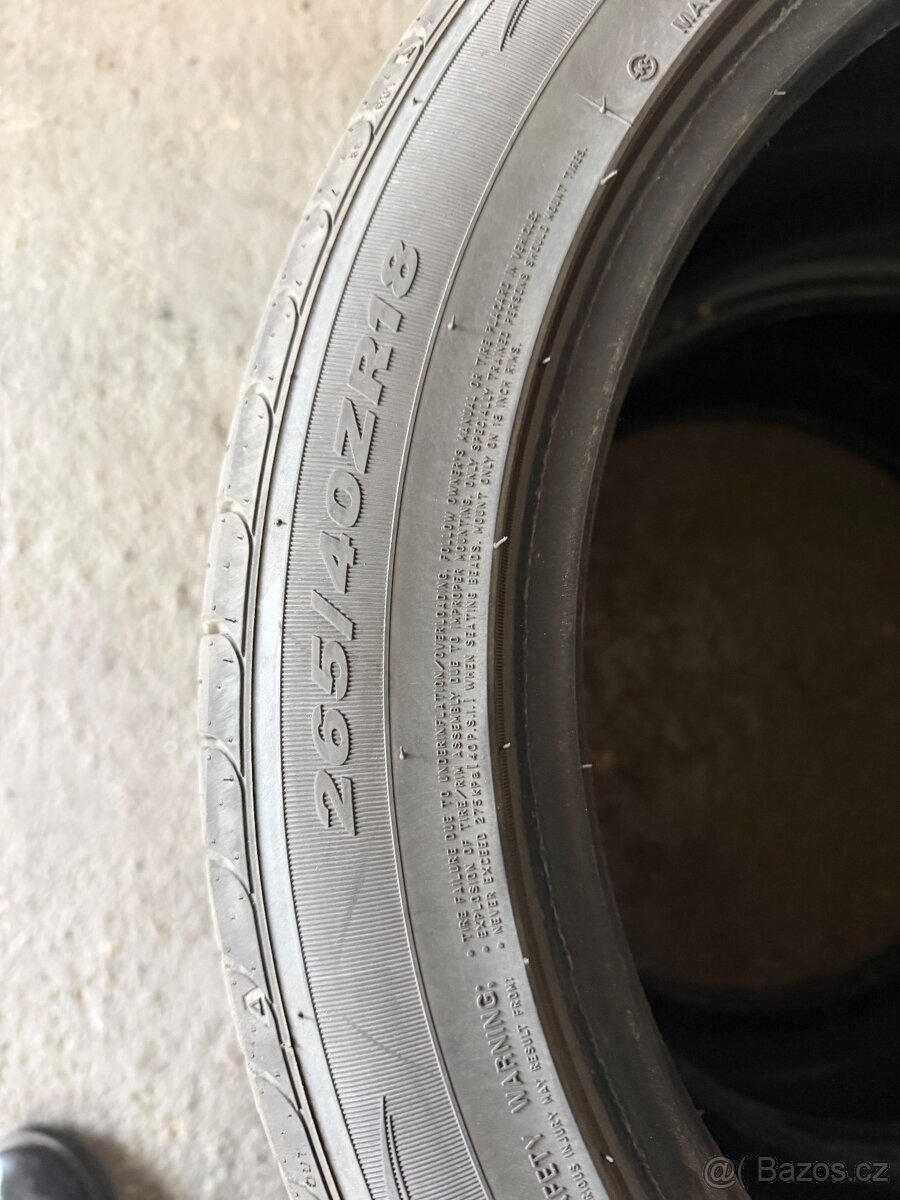 Letni pneu Nexen 265/40ZR18 - 2