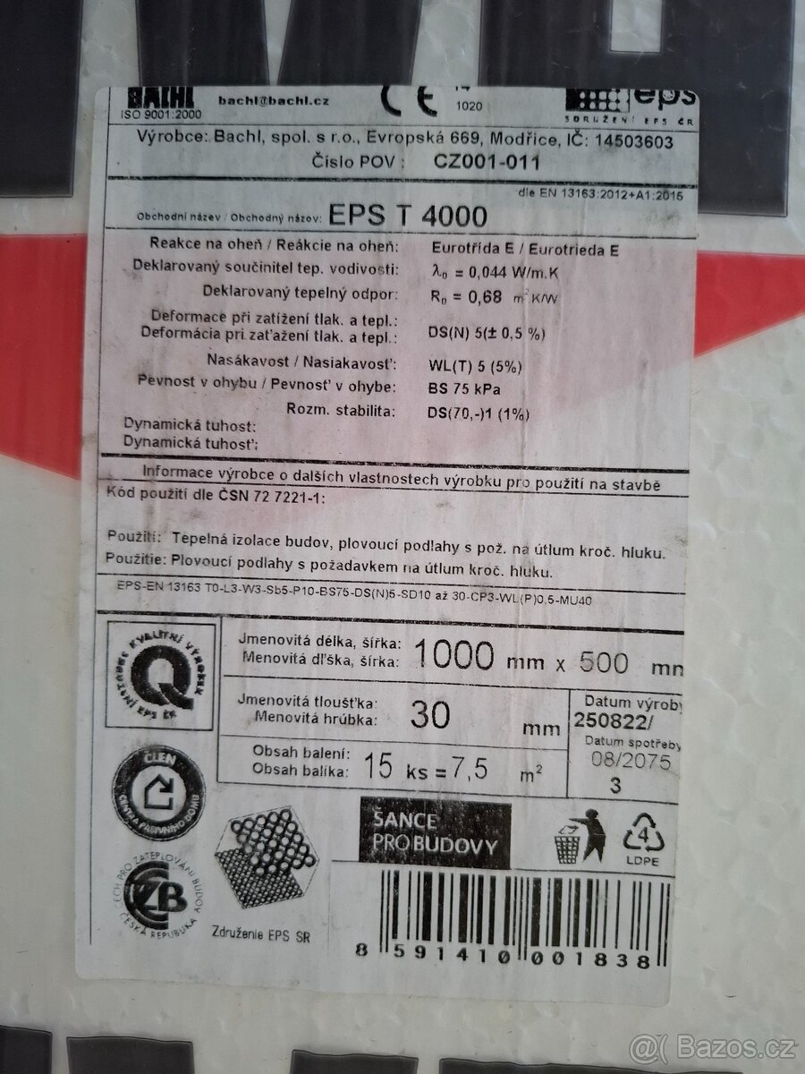 Polystyren EPS 150 - 2
