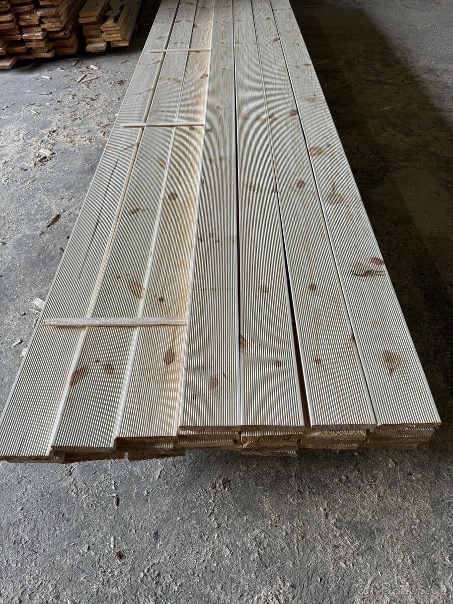 Terasové prkno borovice 27x140x4000mm - 2
