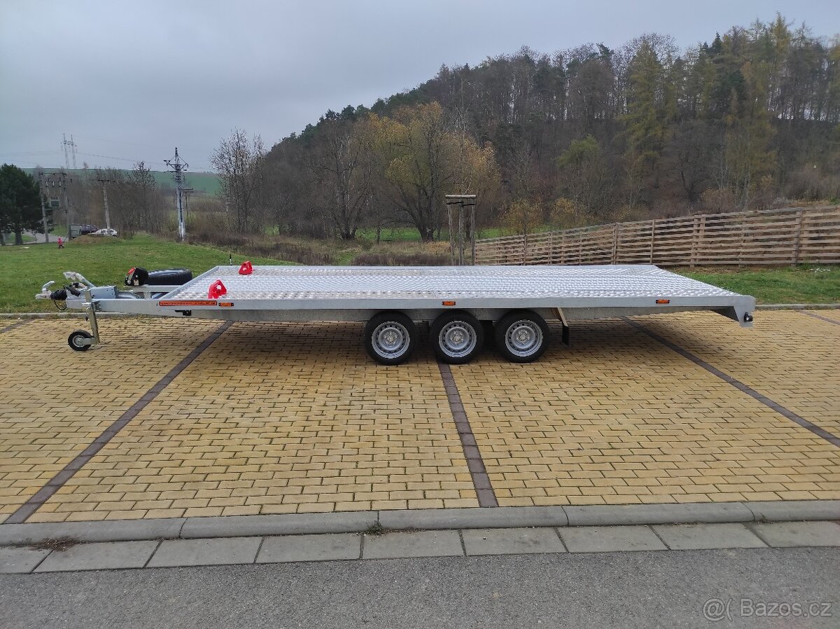 Autopřepravník 550x210cm, 3x1350kg, 3500/680kg,LED