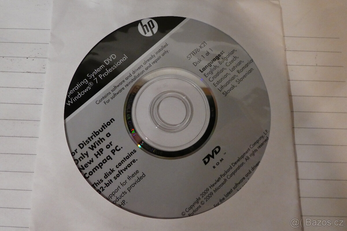 recovery disky HP / Compaq - 2