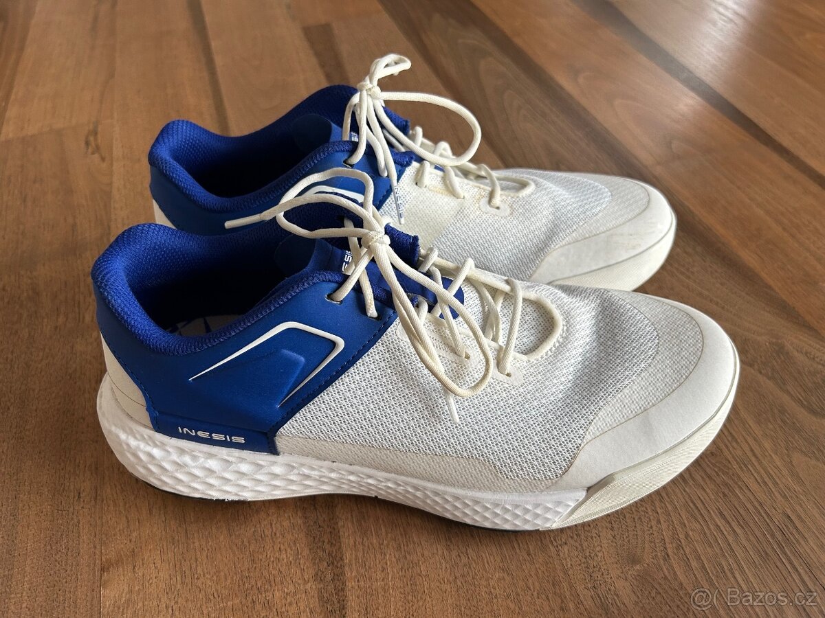 Pánské golfové boty INESIS - Grip Dry bílo-modré vel. 40 - 2
