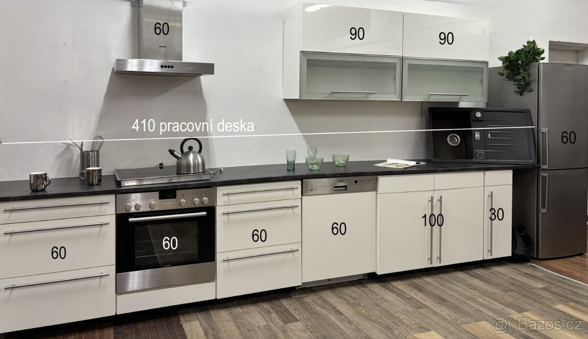 Světlá designová kuchyně SIMBA - 2