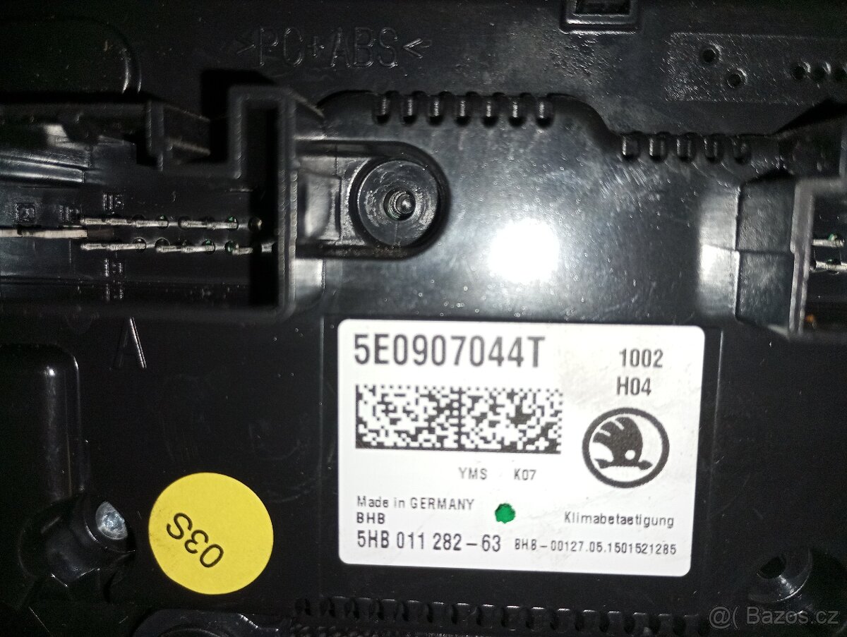 Ovládání topení Octavia 3 - 2