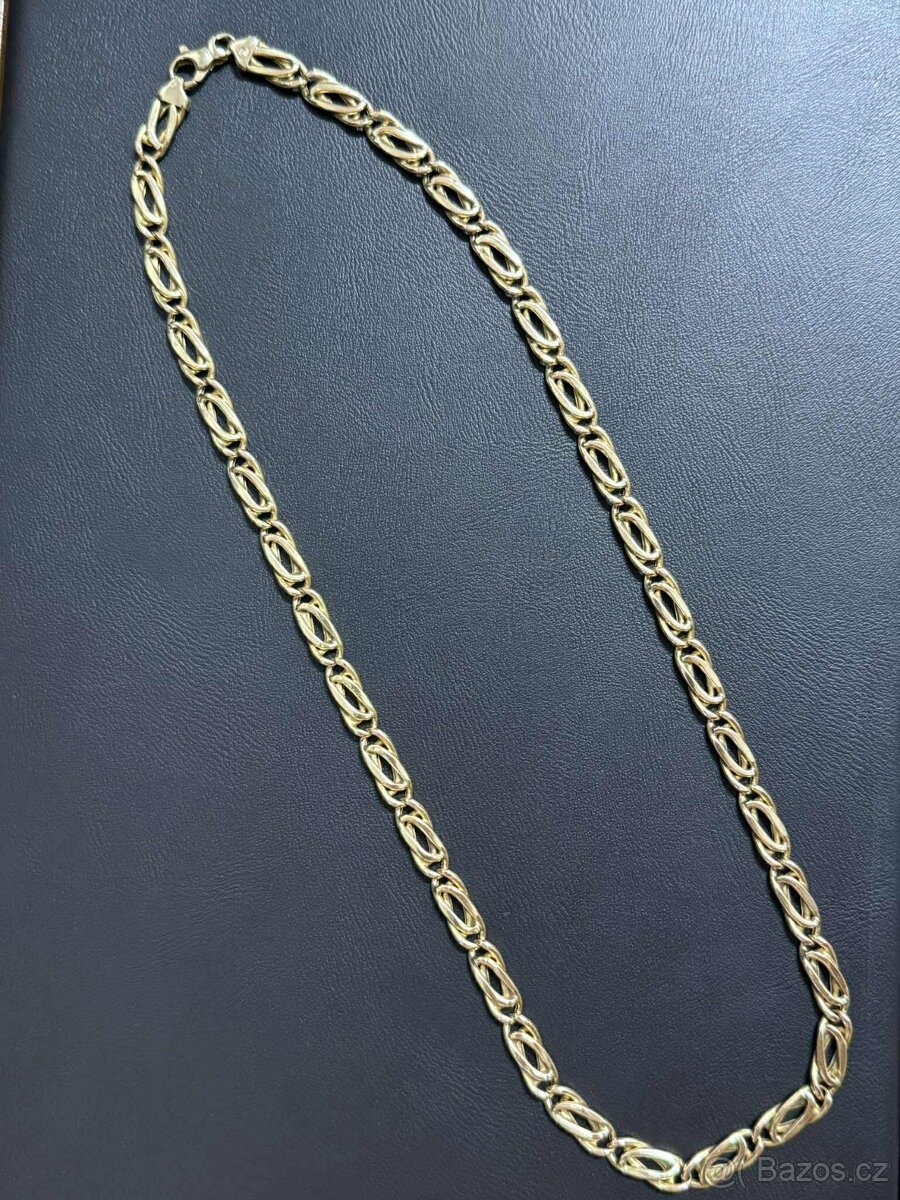 zlatý řetízek AU585/1000 27,58G - 2