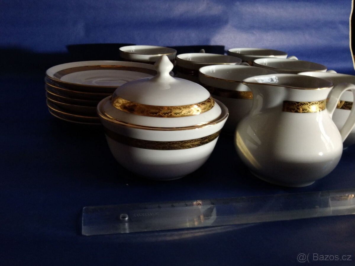 Čajová souprava EPIAG, zlacení, bez konvice - 2