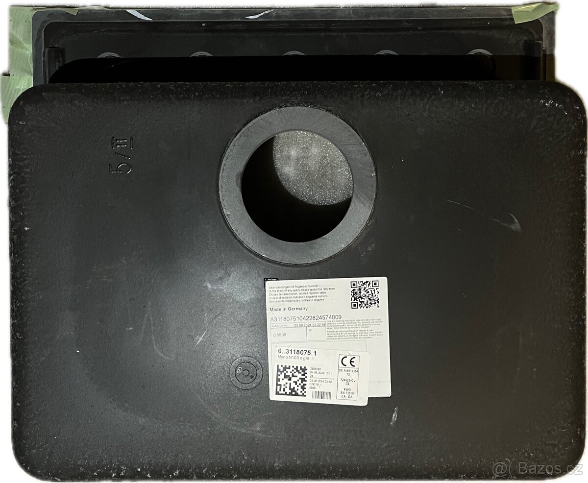 Kuchyňský dřez Schock Mono N-100 Night - 2