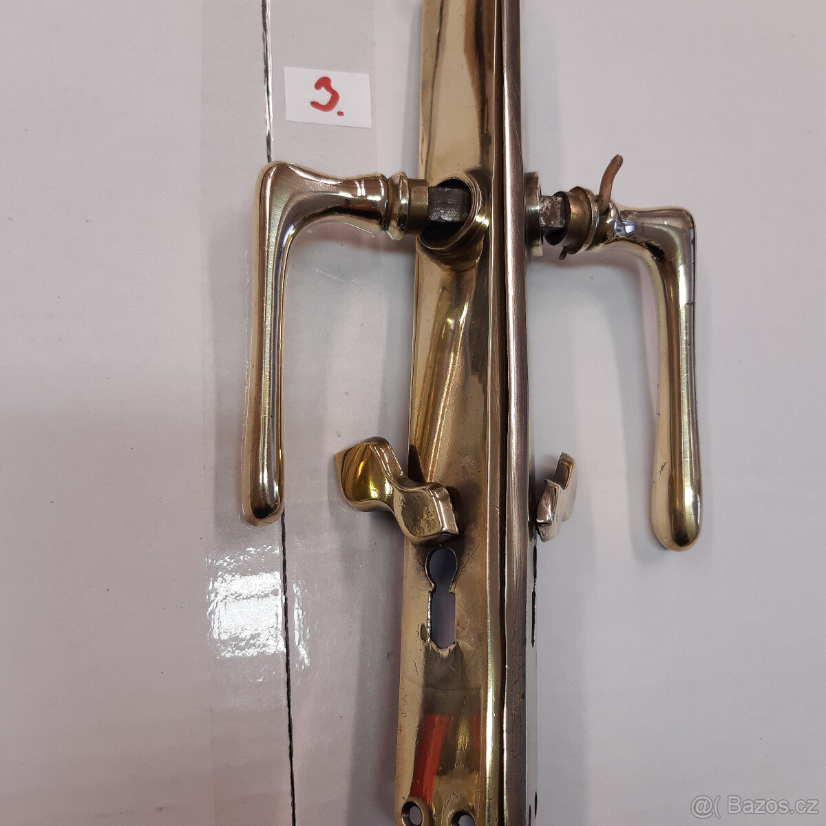 Mosazné kování na dveře-č.3 - 2
