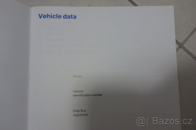 BMW servisní knížka - 2