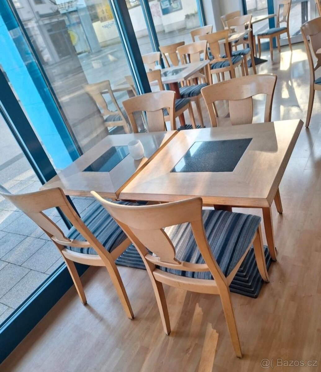 Židle a stoly do restaurace z masivu - 2