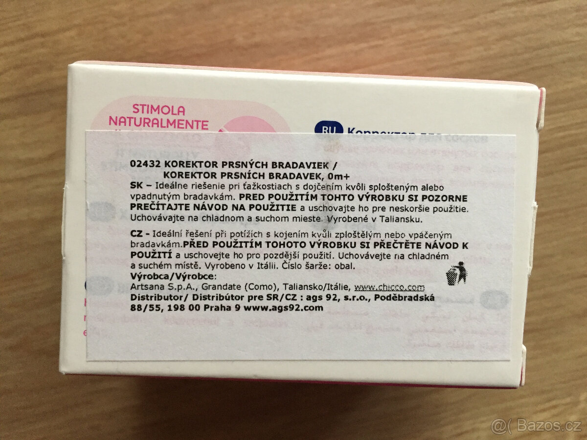 Nový korektor prsních bradavek Chicco - 2