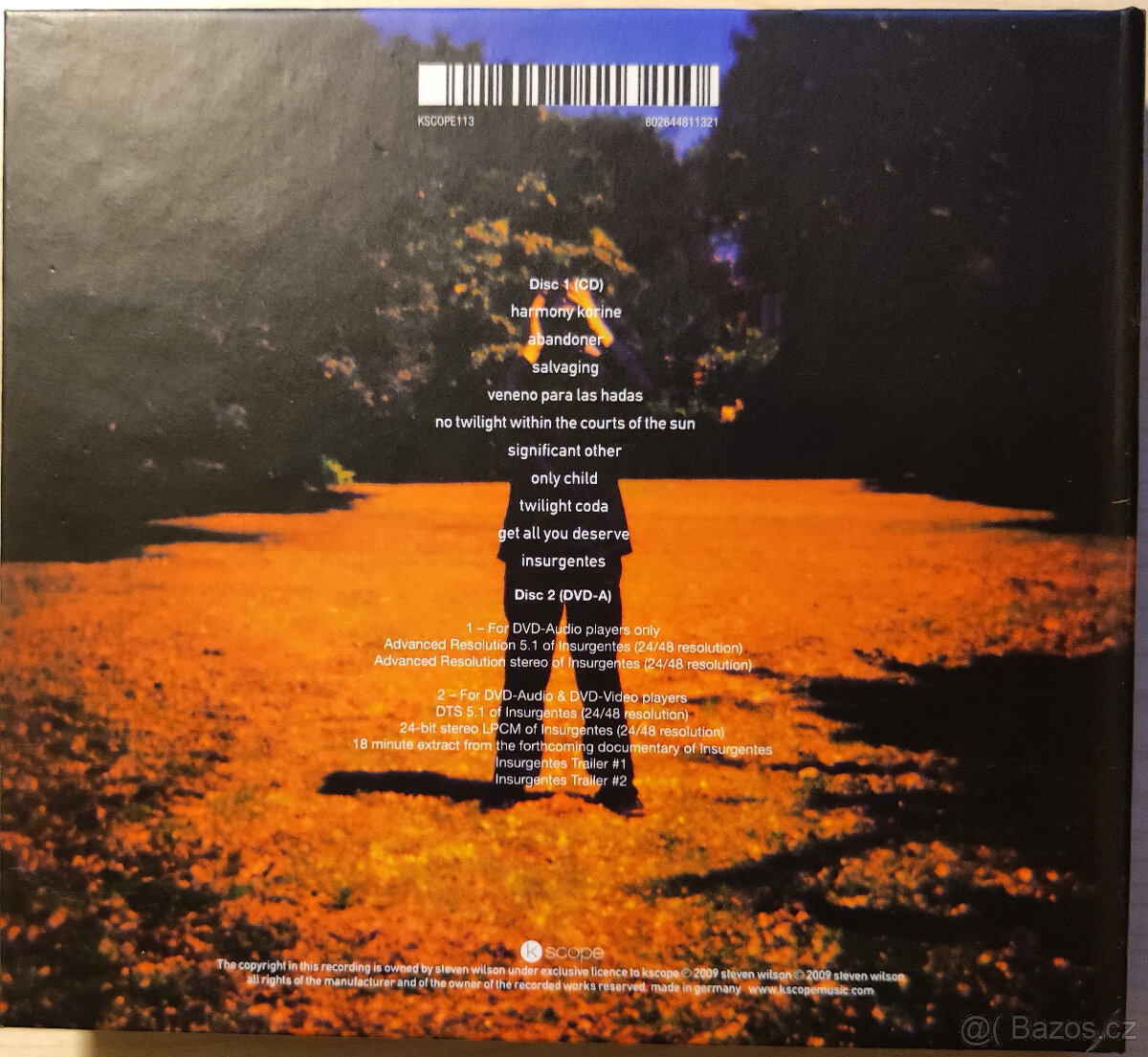 CD Steven Wilson: Insurgentes (1xCD, 1x DVD Audio) - 2