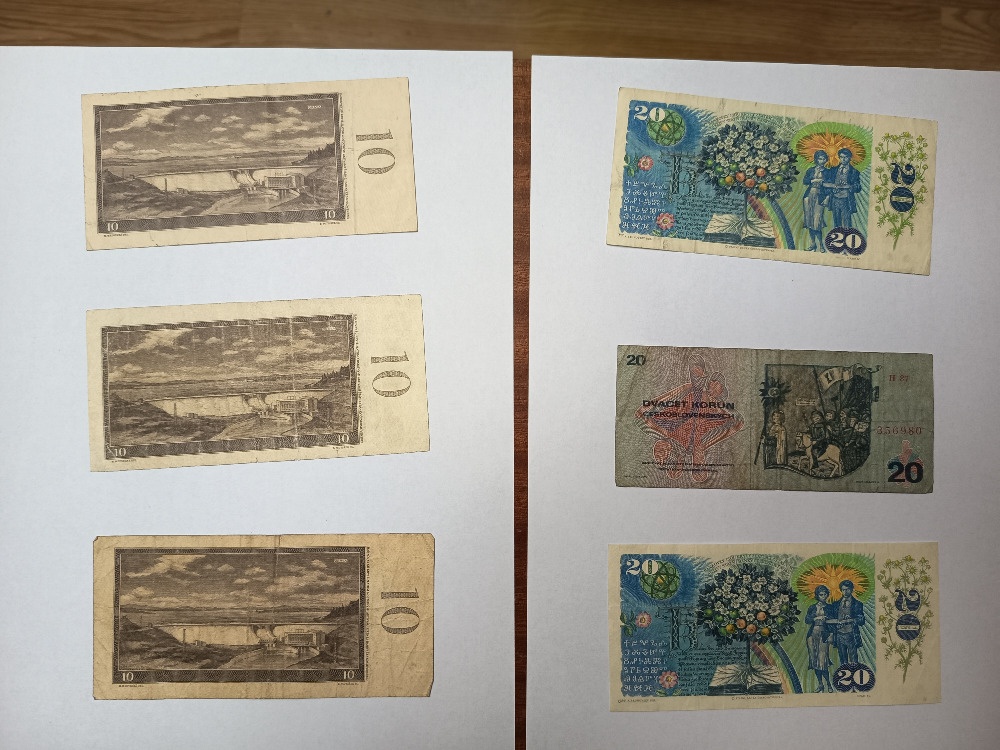 staré bankovky - 2