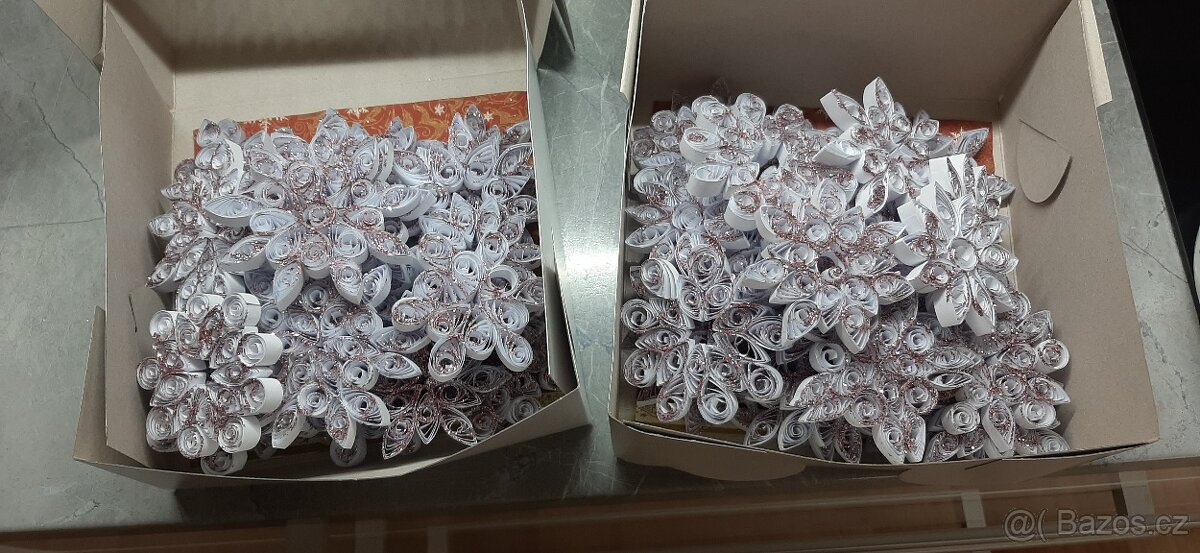 Vánoční vločky na stromeček - 2