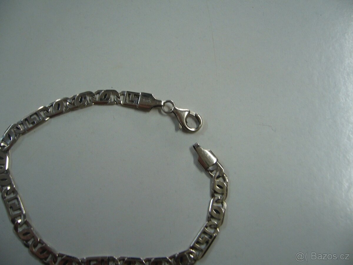 PÁNSKÝ ZLATÝ NÁRAMEK-BÍLÉ ZLATO - 2