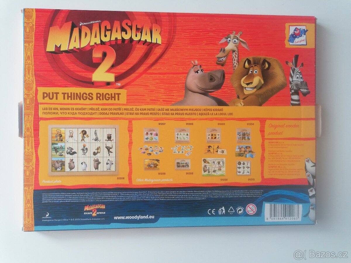 Madagaskar - přiřaď, kam co patří - 2