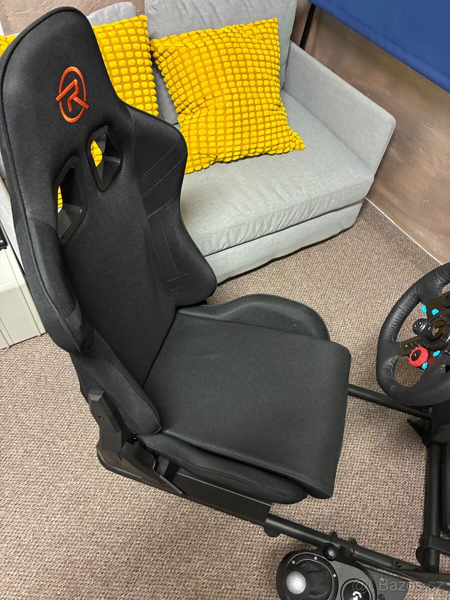 Herní kokpit playseat sedacka,volant,pedaly,řadička - 2
