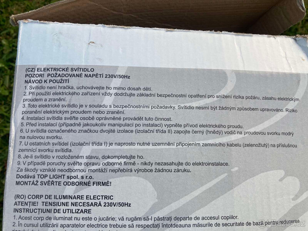 Venkovní světla koule 2ks - 2