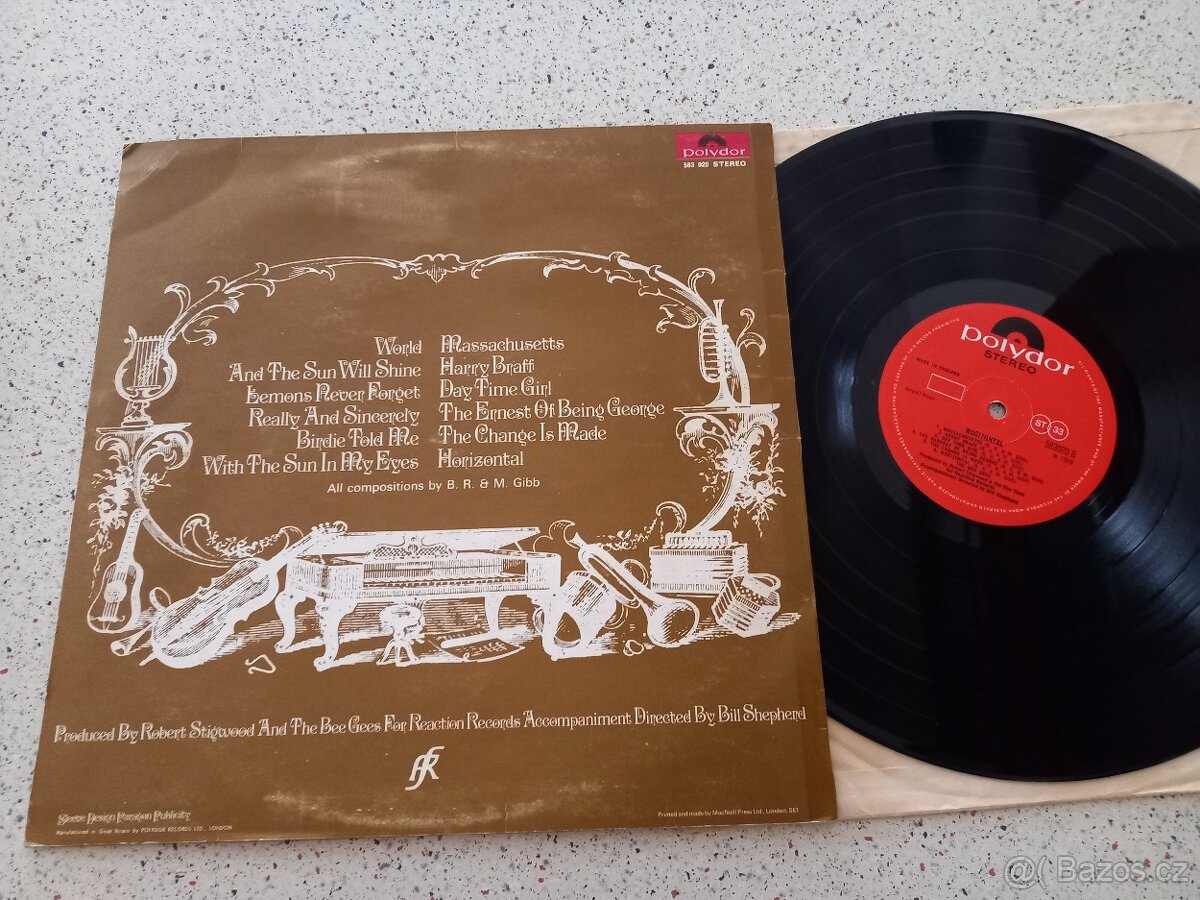 BEE GEES „ Horizontal“ /Polydor / orig .MONO top stav, inc - 2