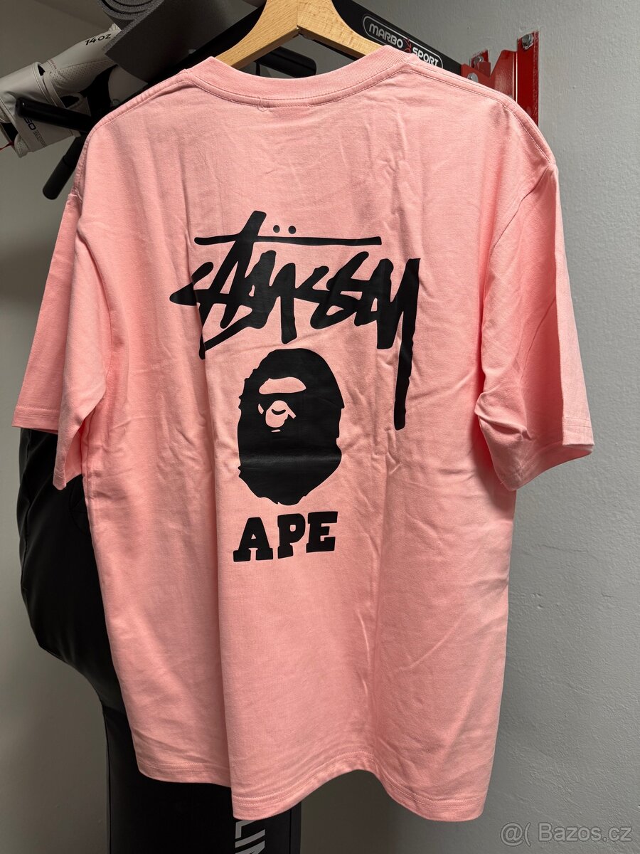 Stüssy x Bape tričko vel.L - 2