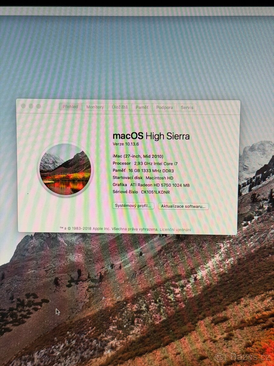 iMac 27” (Mid 2010) – i7, 16 GB RAM, SSD + 2TB disk - 2