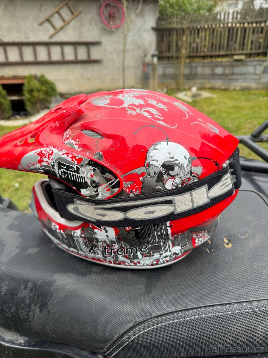 DĚTSKÁ HELMA XTREME - ČERVENÁ - 2