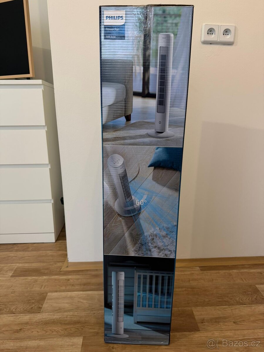 Prodám Věžový ventilátor PHILIPS – bílý - 2