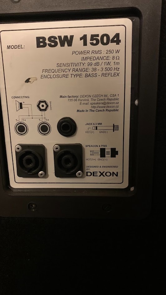 Dexon subvoofer - 2